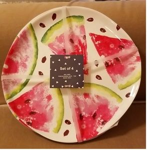 NEW Excellent Condition Watermelon Plates